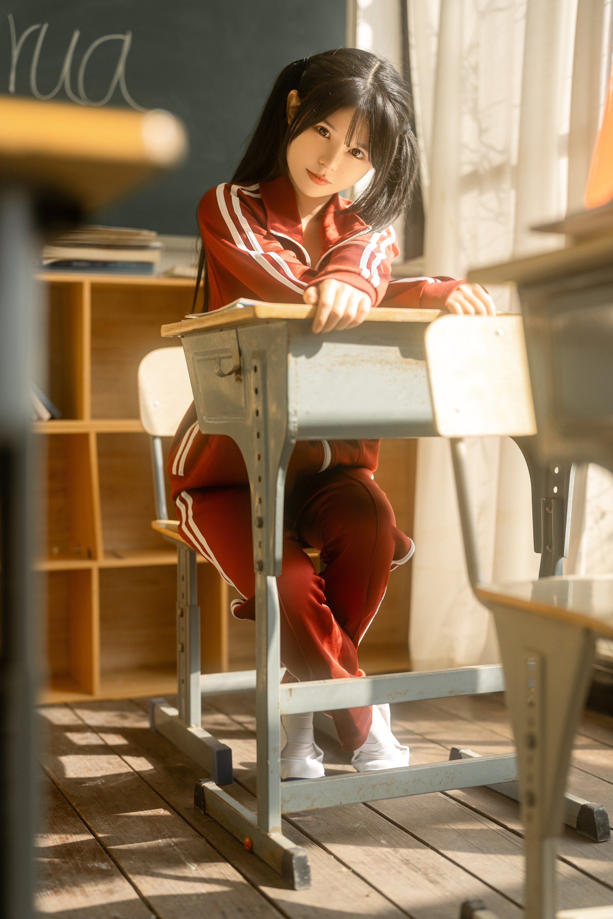 图片[1]-rua阮阮 – NO.015 课间的阳光[42P]-XikXak